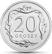 20 Groszy gr 2020 mennicza z woreczka